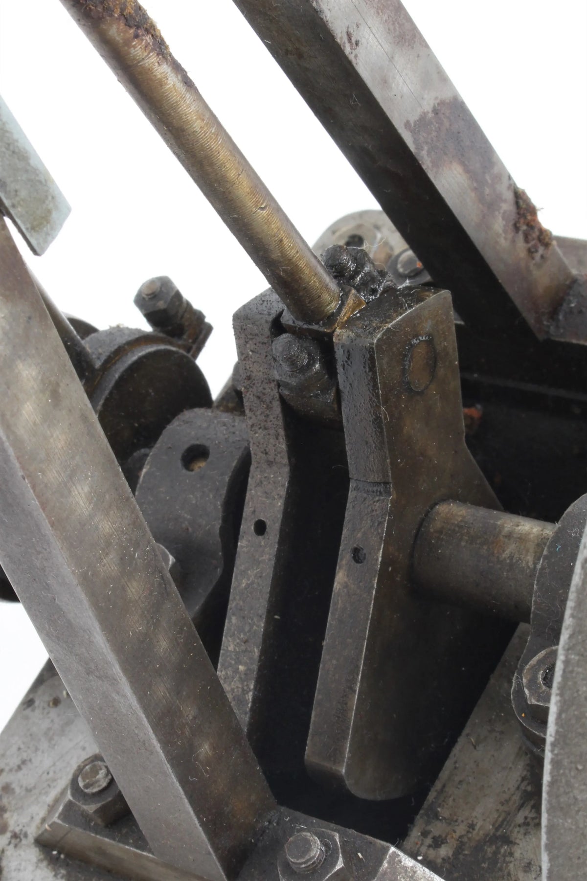 Vintage vertical engine