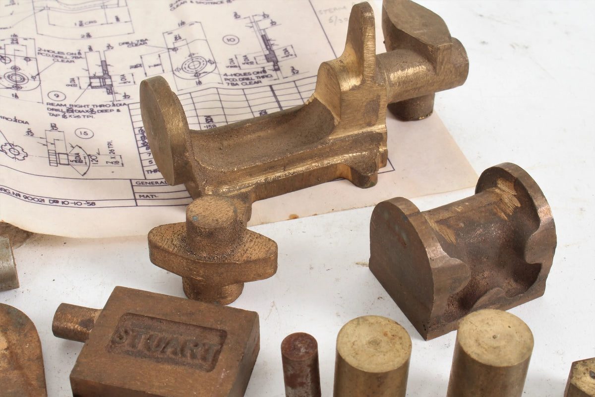 Stuart boiler feed pump castings
