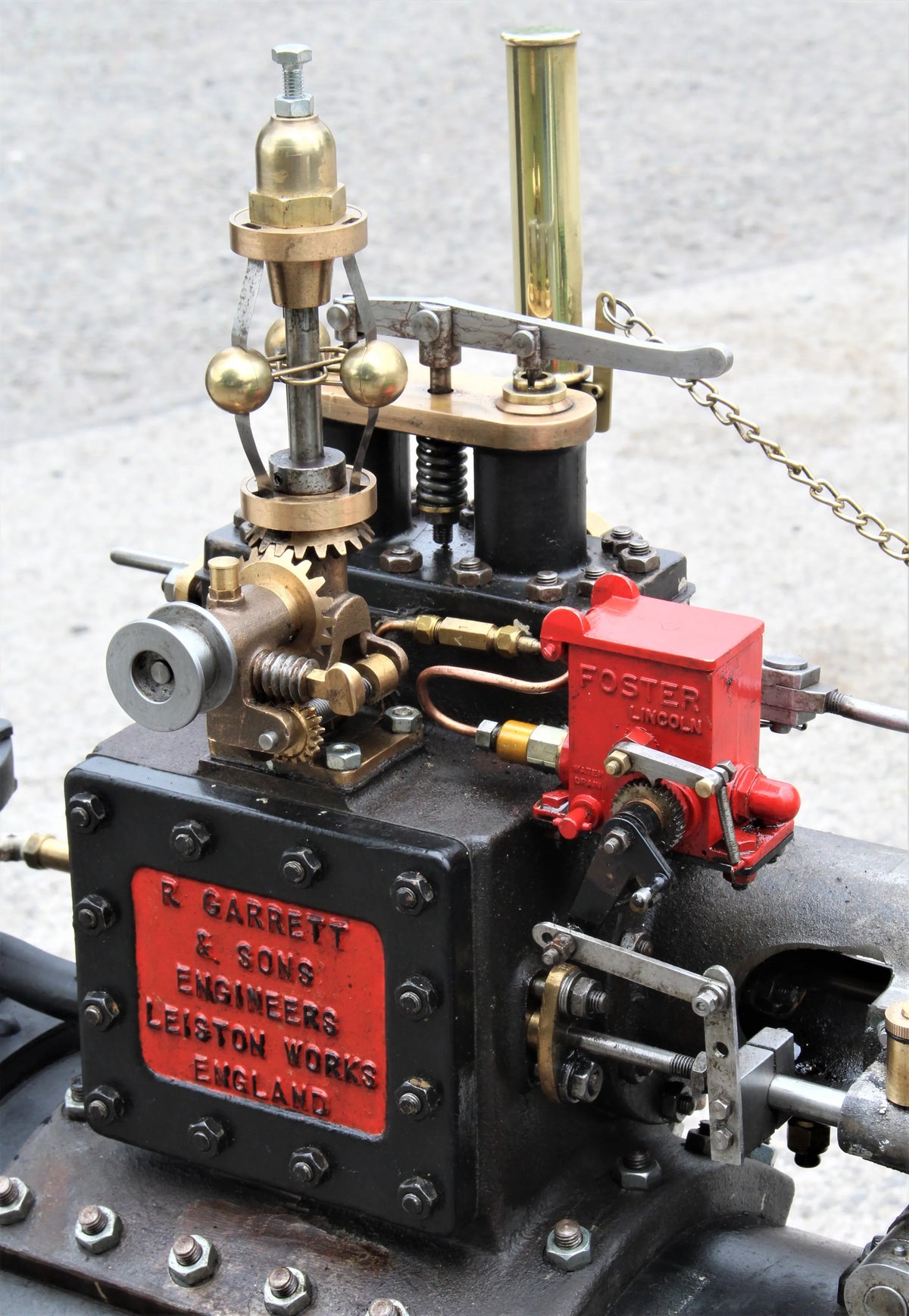 4 inch scale Garrett agricultural engine