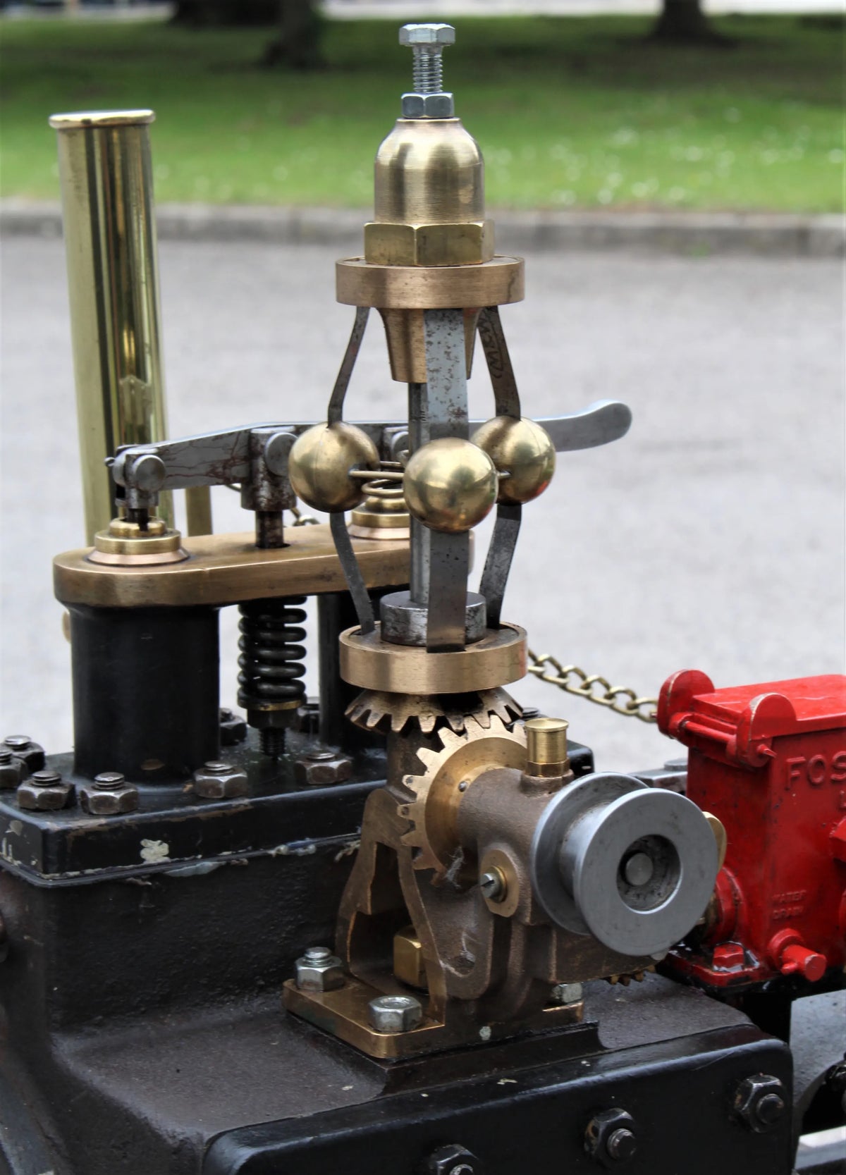 4 inch scale Garrett agricultural engine