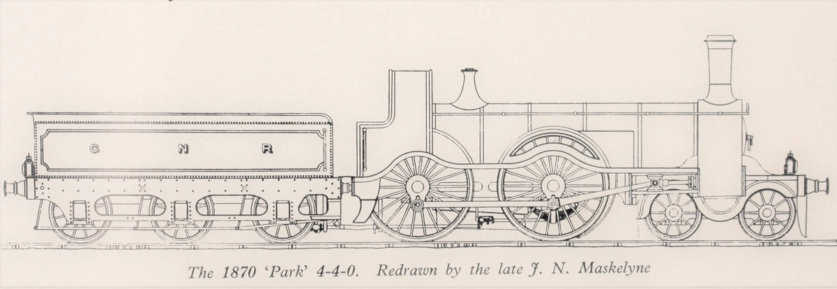7 1/4 inch gauge Stirling "7 foot double" 4-4-0