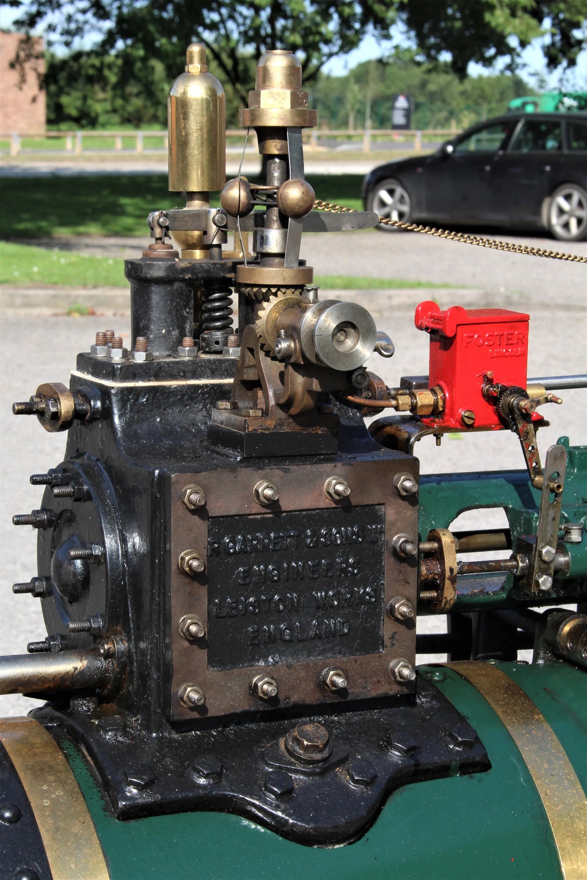 4 inch scale Garrett agricultural engine