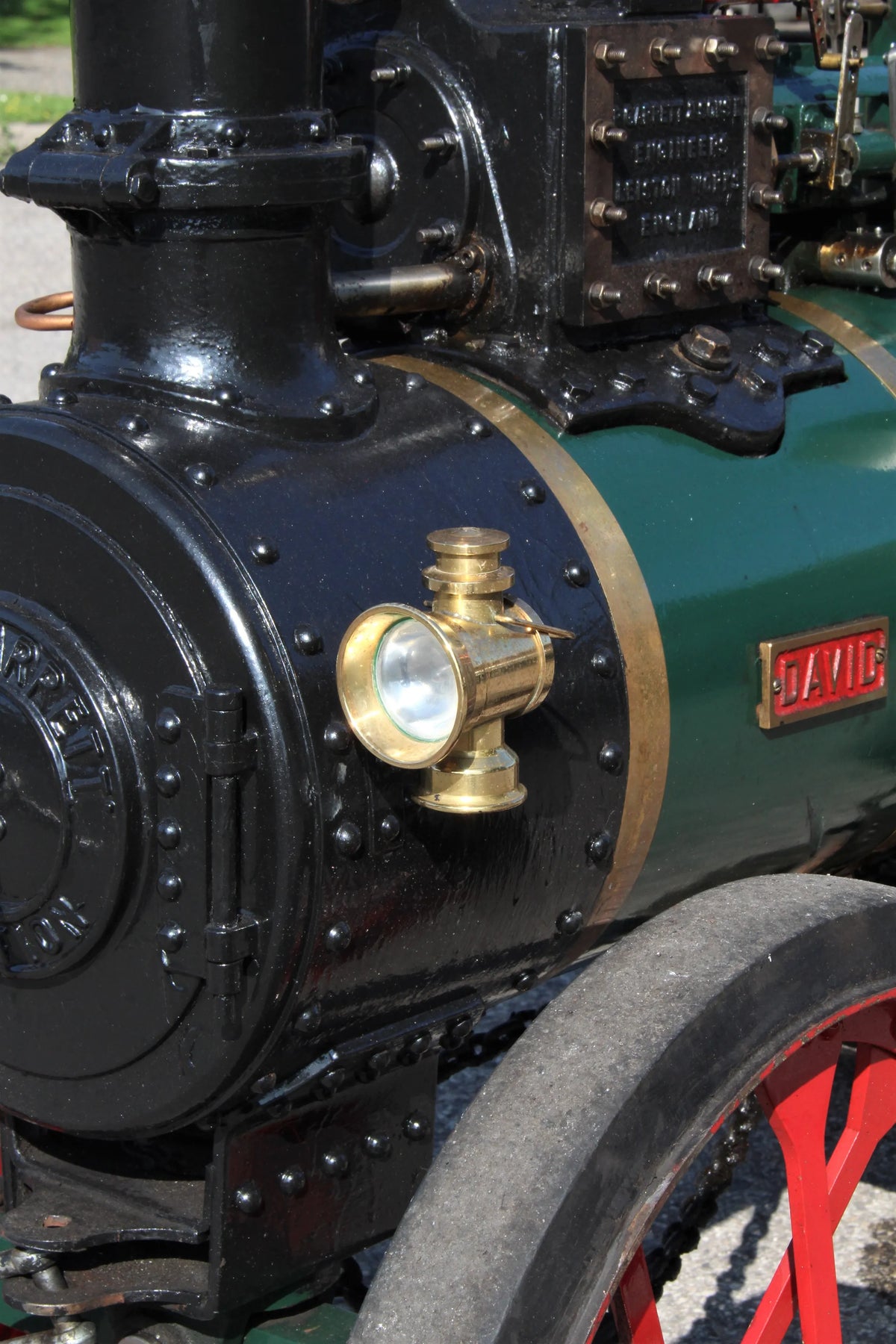 4 inch scale Garrett agricultural engine