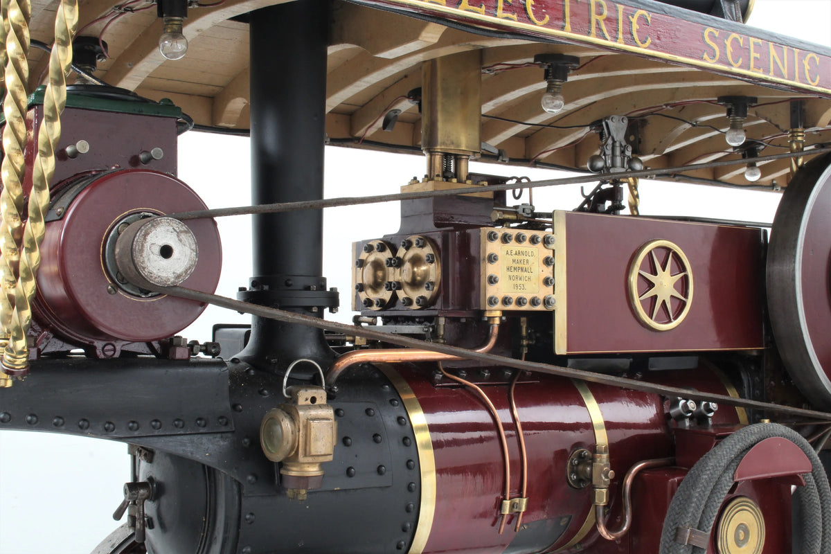 2 inch scale DCC Showmans engine