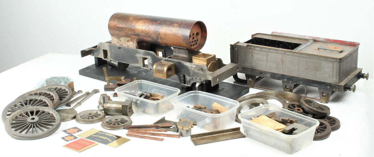 3 1/2 inch gauge part-built LNWR 2-2-2-0 "Jeanie Deans"