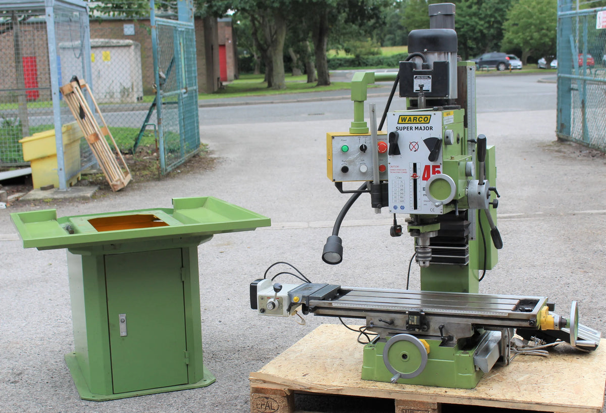 Warco Super Major mill with power table feed & DRO