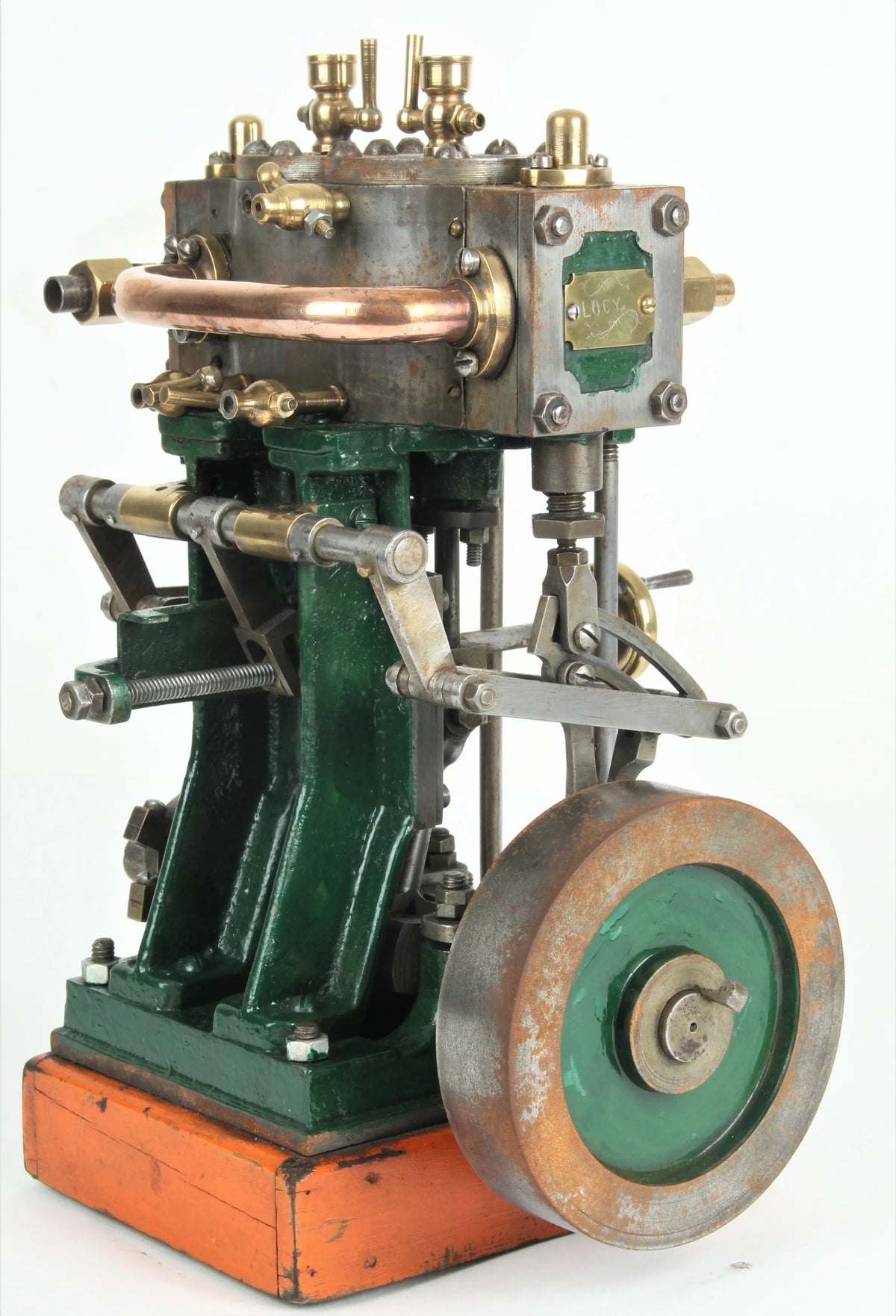 Vintage compound twin with reversing gear