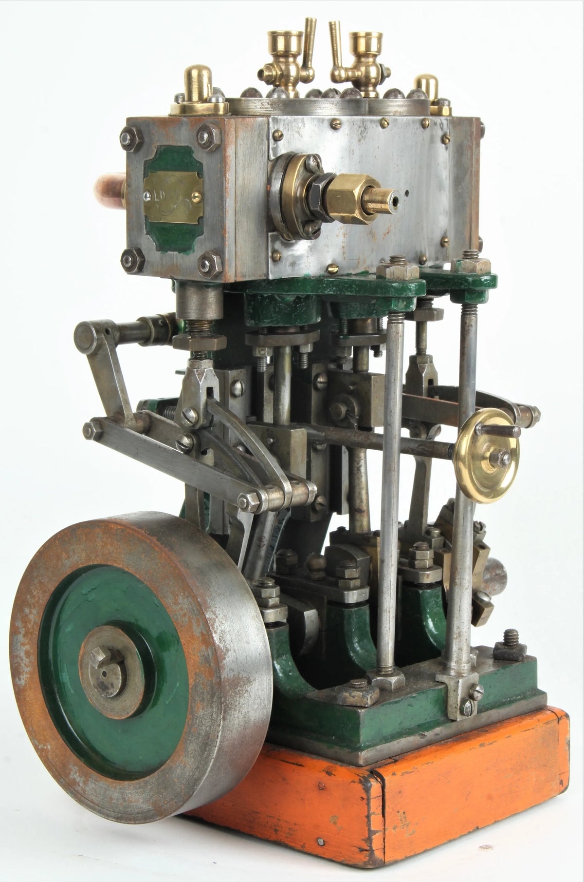 Vintage compound twin with reversing gear