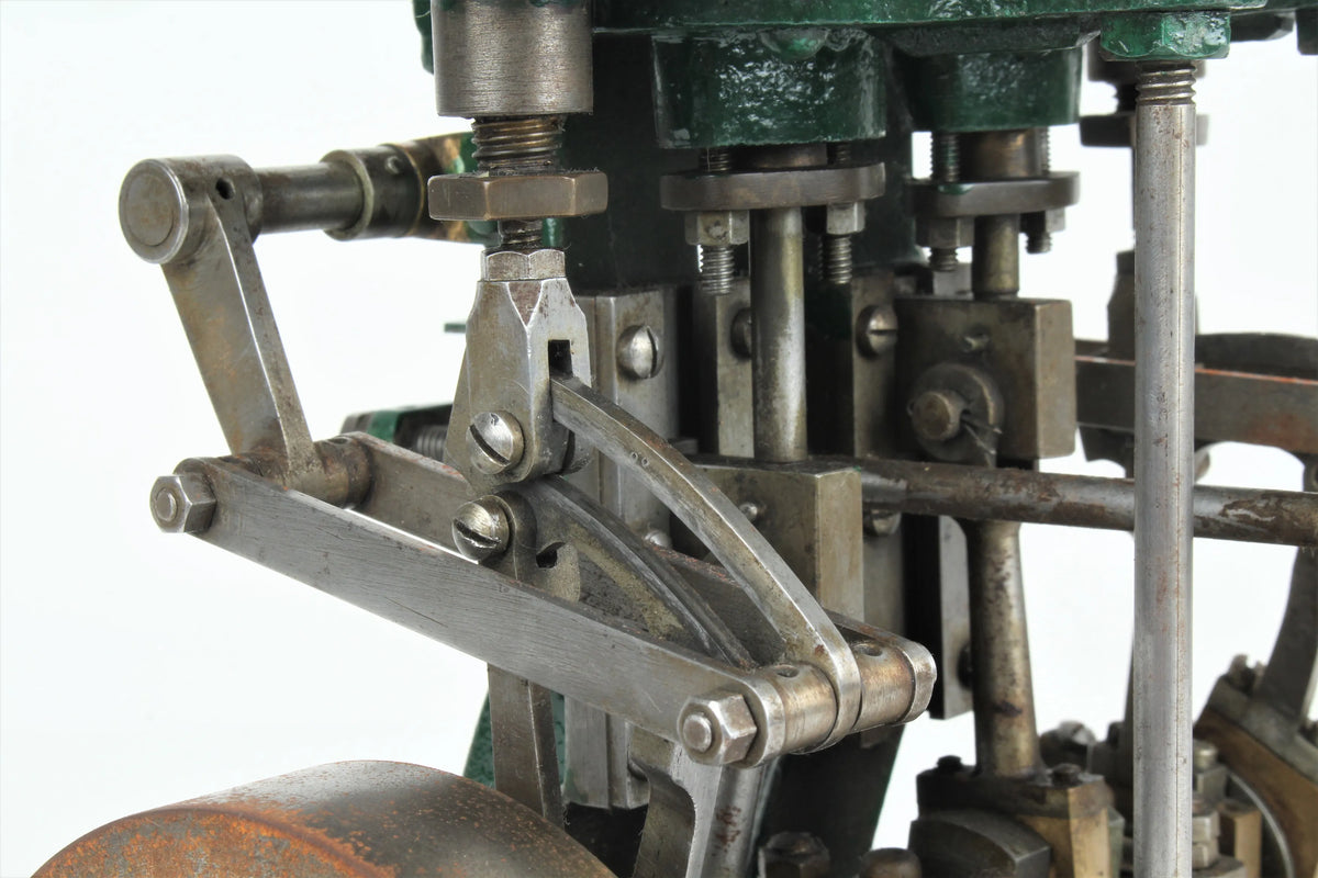 Vintage compound twin with reversing gear