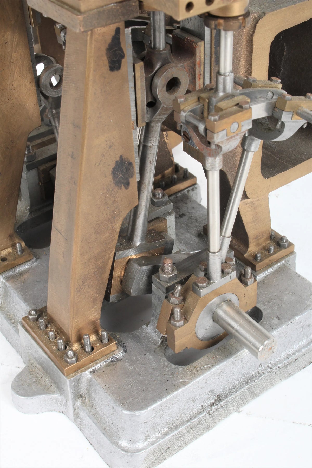 Part-built triple expansion engine