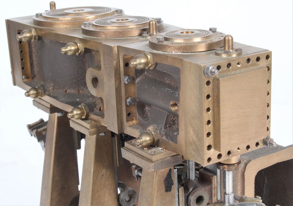 Part-built triple expansion engine