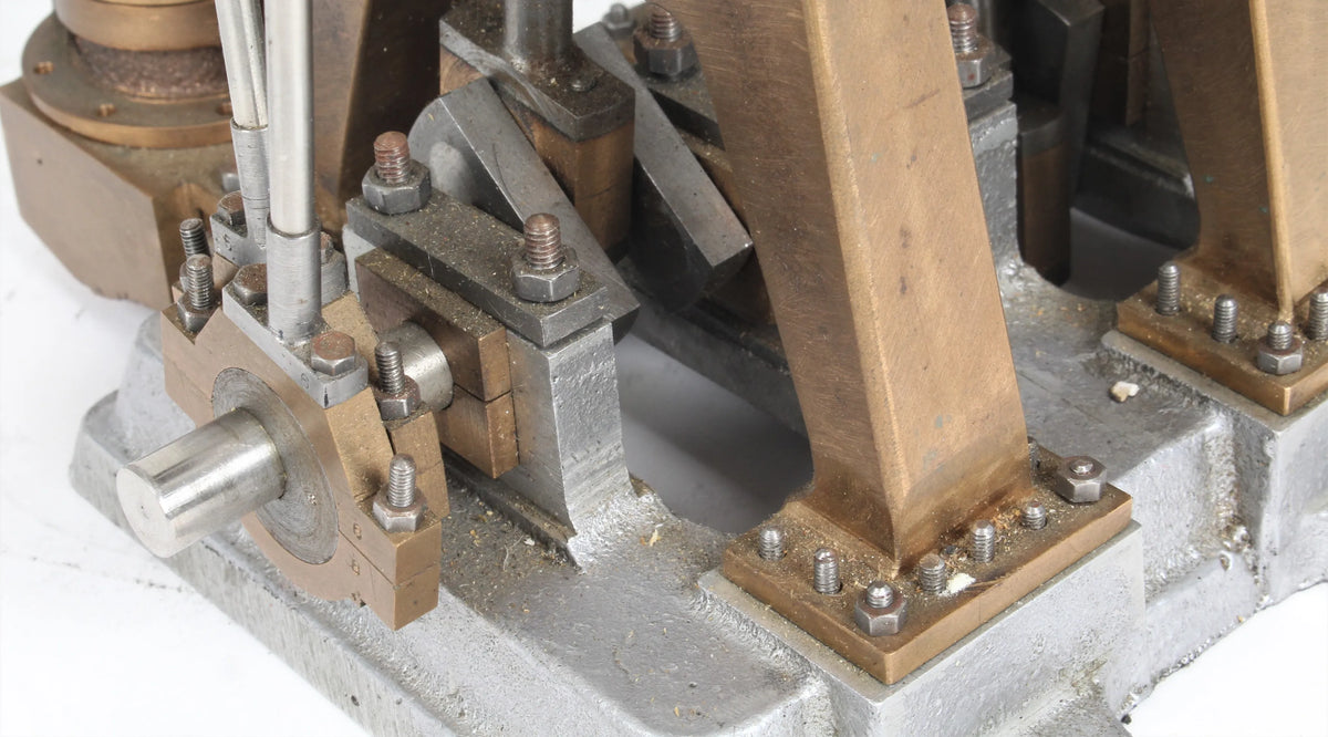 Part-built triple expansion engine