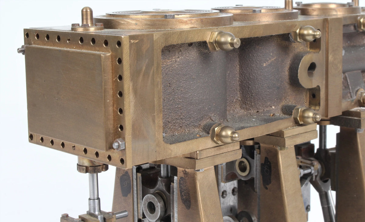 Part-built triple expansion engine