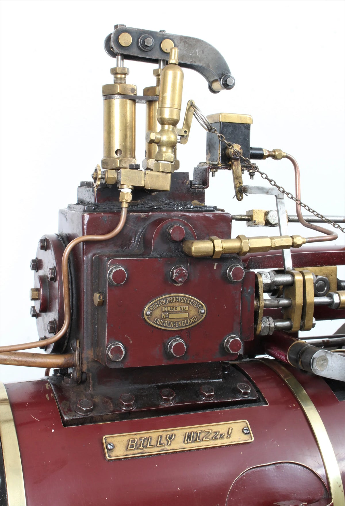 4 inch scale Ruston Proctor SD 3 ton steam tractor