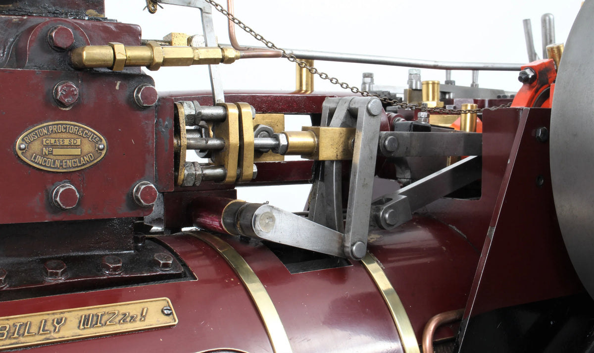 4 inch scale Ruston Proctor SD 3 ton steam tractor