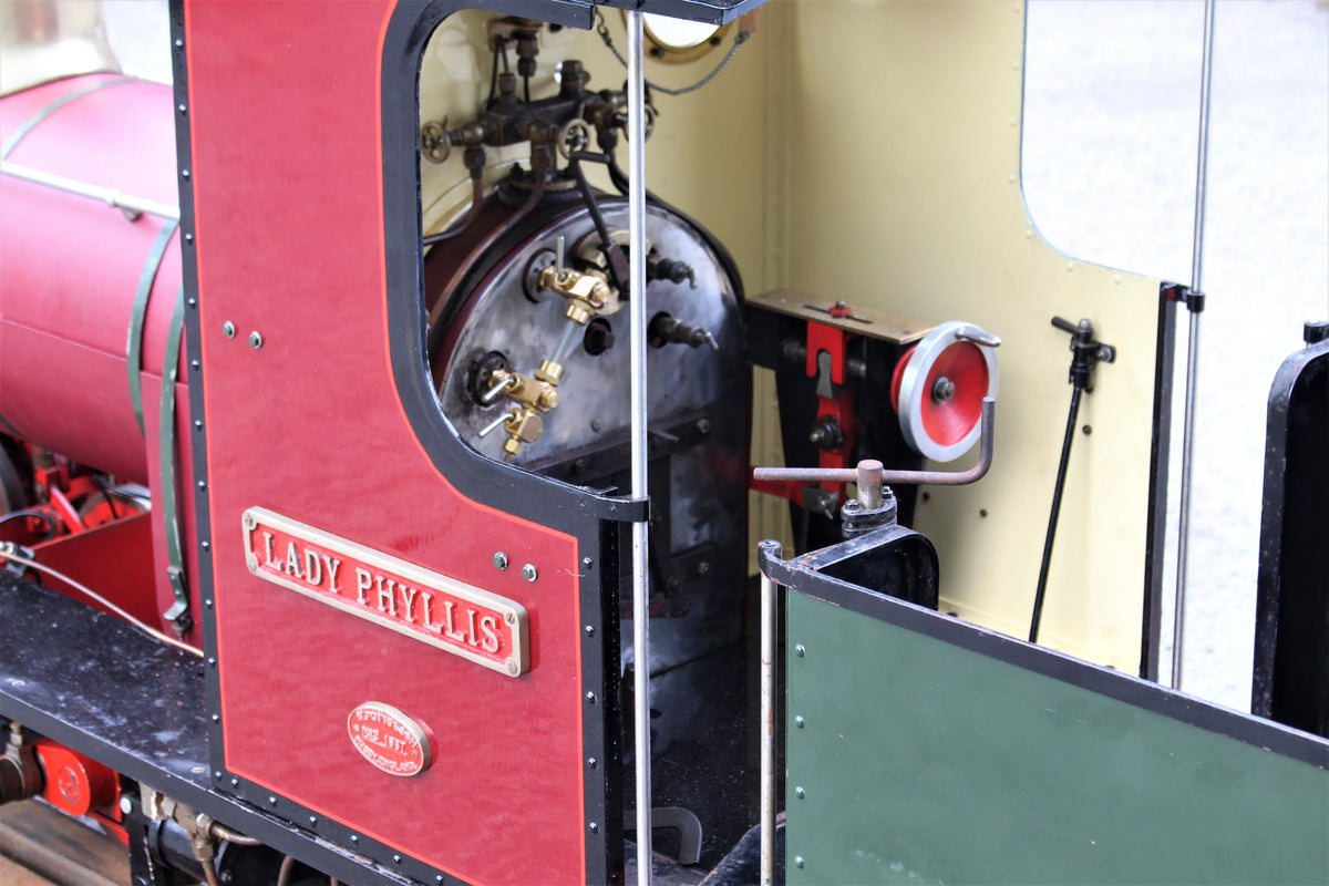 7 1/4 inch gauge Bagnall 0-6-2 + tender "Lady Phyllis"