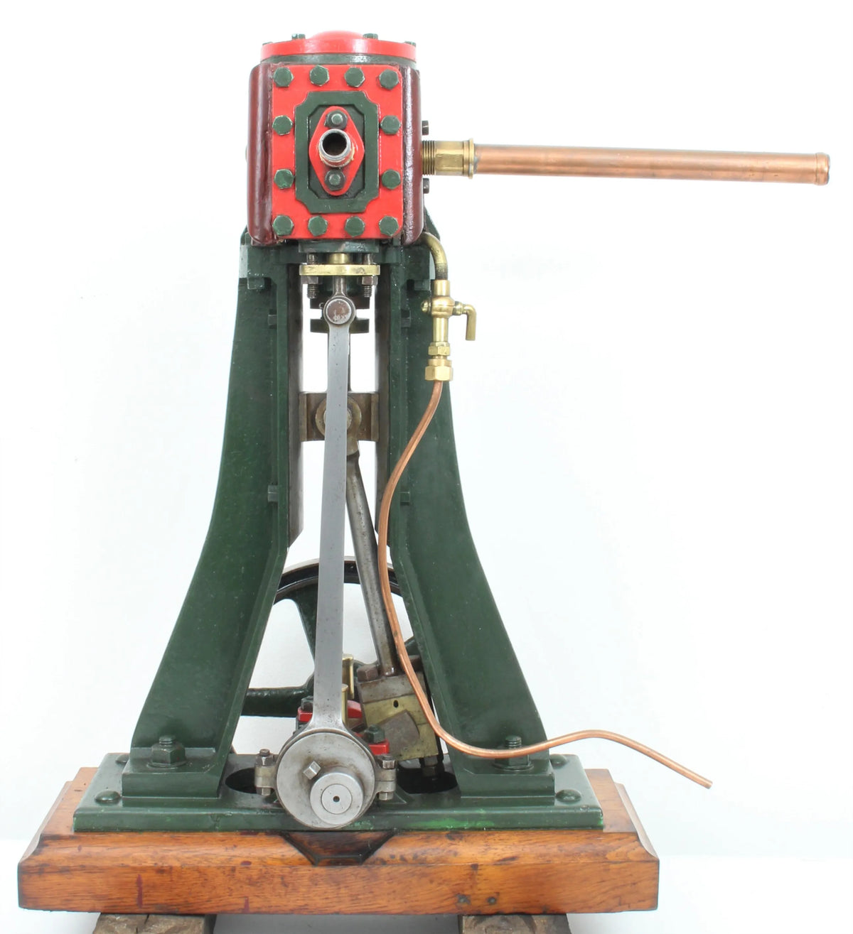 Vintage vertical engine