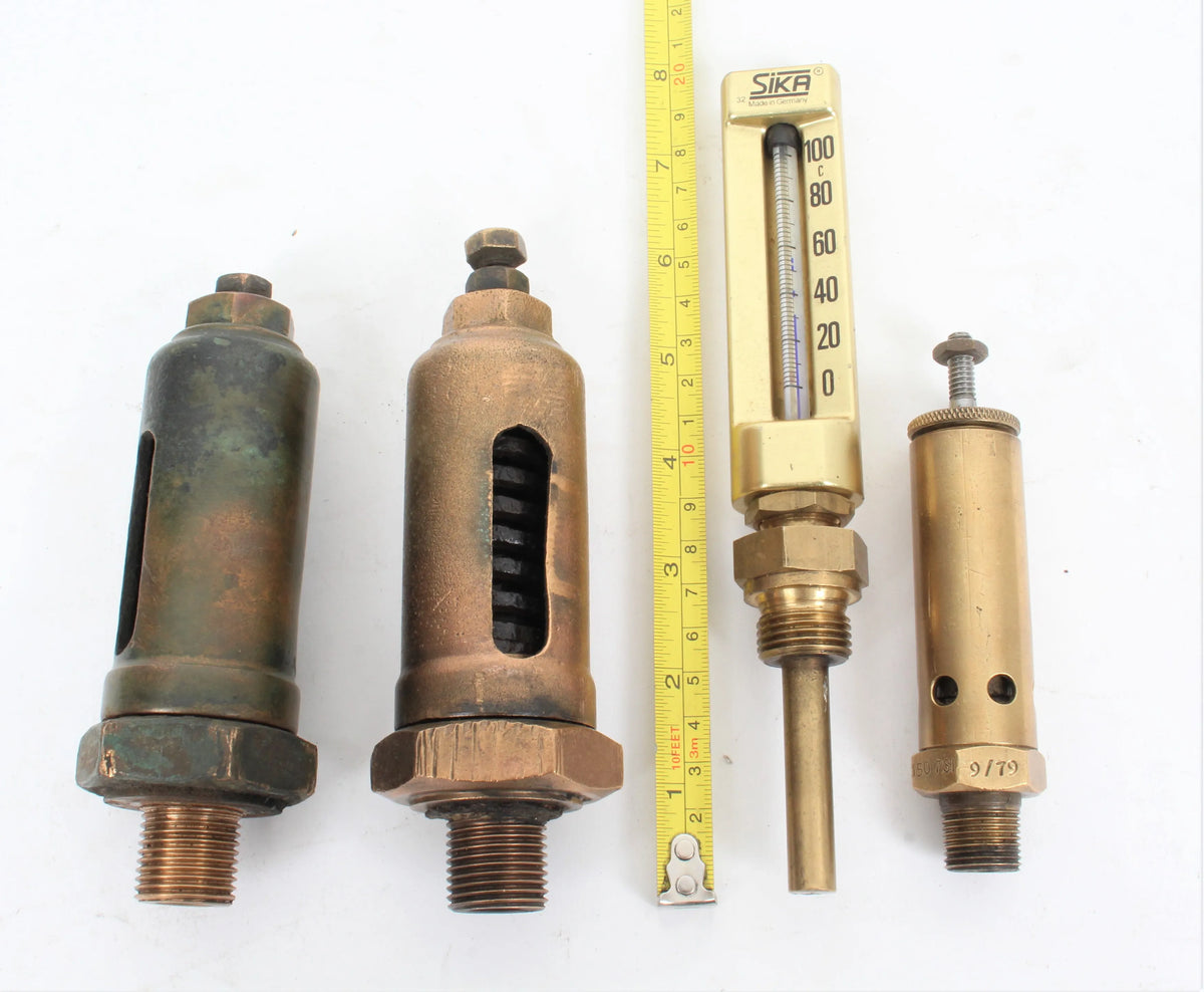 Assorted boiler fittings
