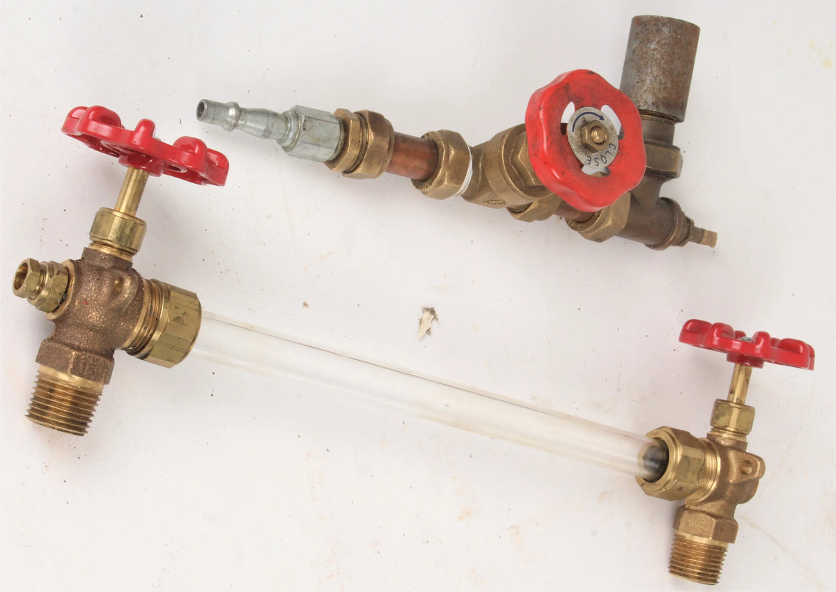 Assorted boiler fittings