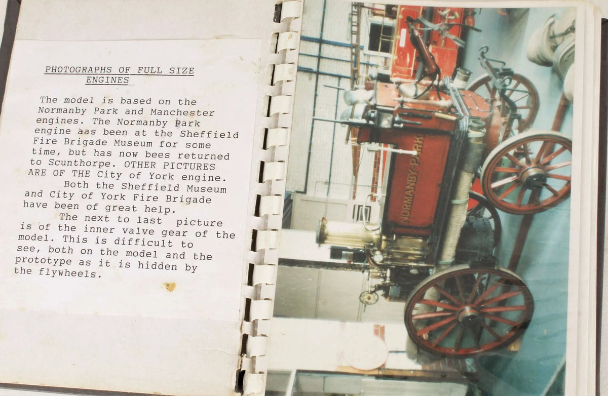 2 inch scale Shand Mason fire engine