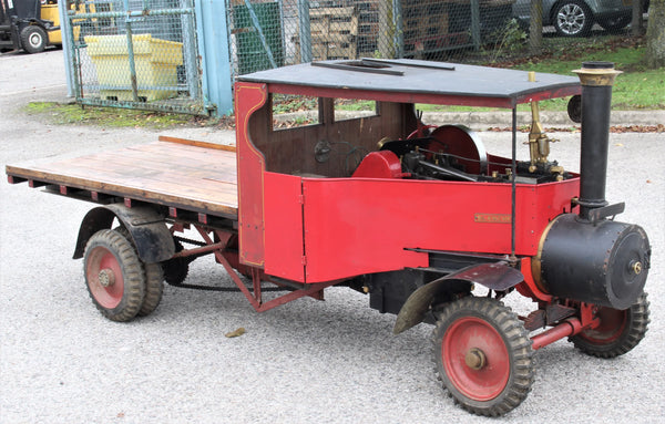 4 inch scale overtype steam wagon - Station Road Steam