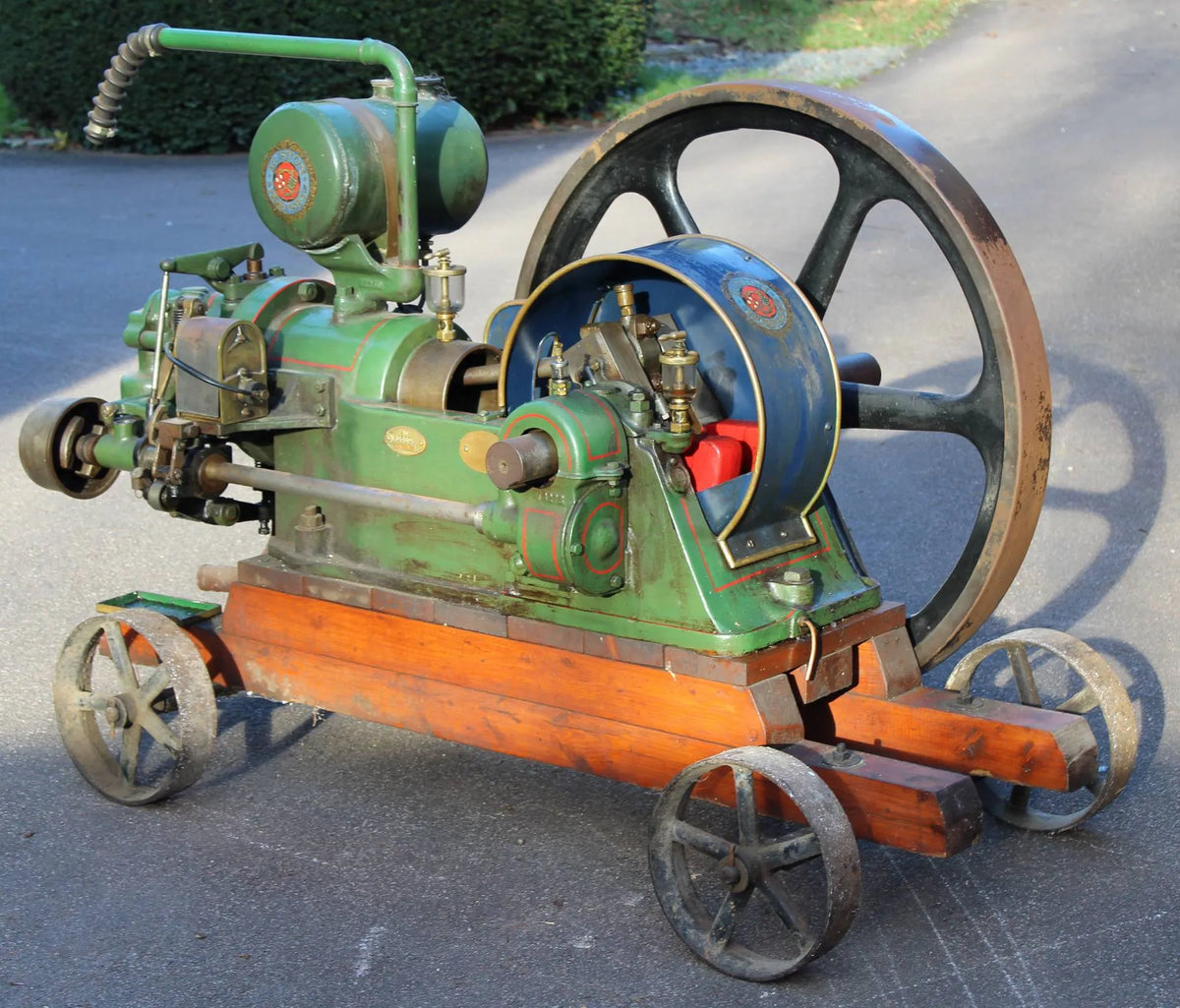 Ruston-Hornsby 5hp IP open crank engine