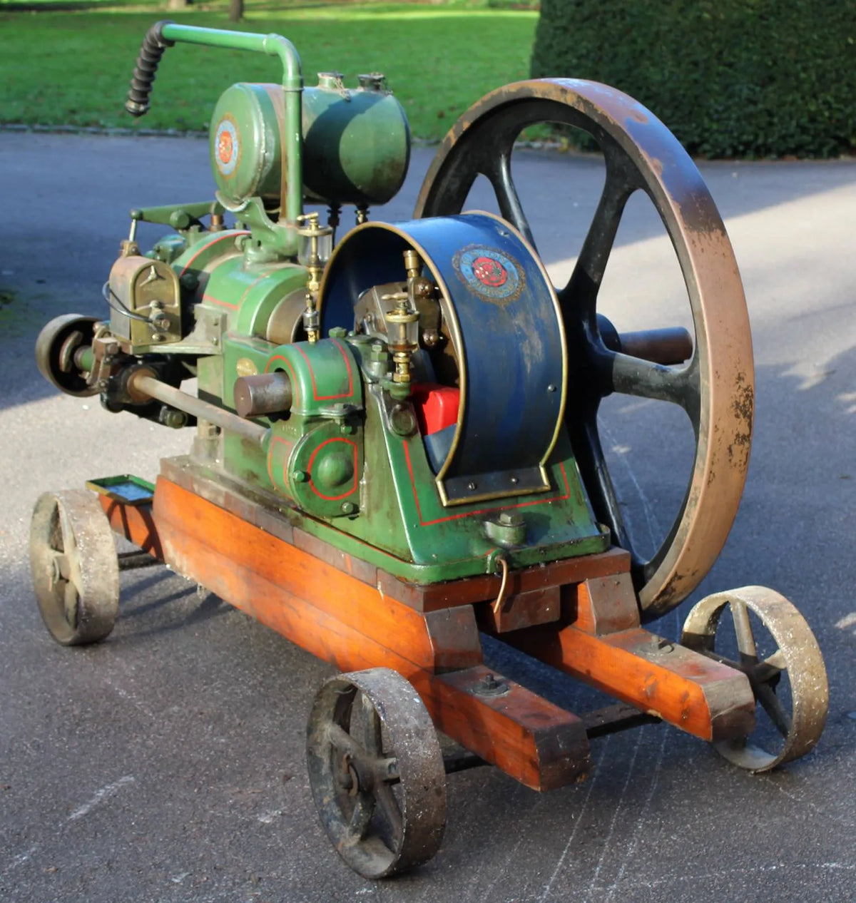 Ruston-Hornsby 5hp IP open crank engine