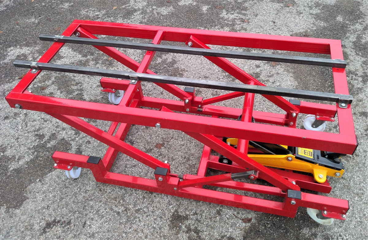 Hydraulic locomotive lift