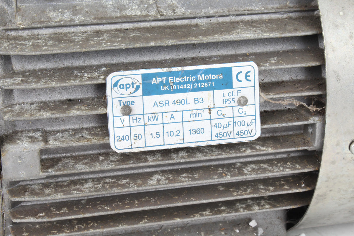 APT Electrics single phase 2hp motor