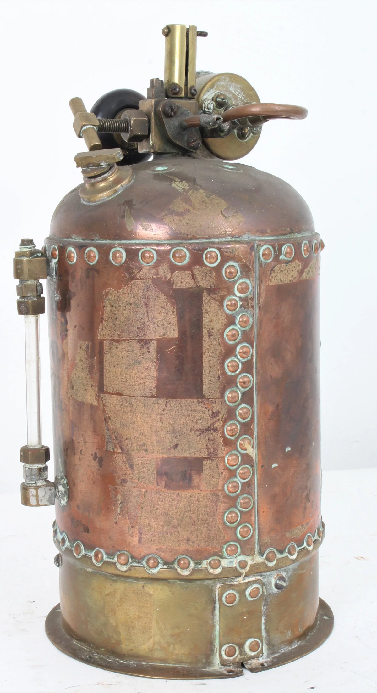 Vertical copper boiler