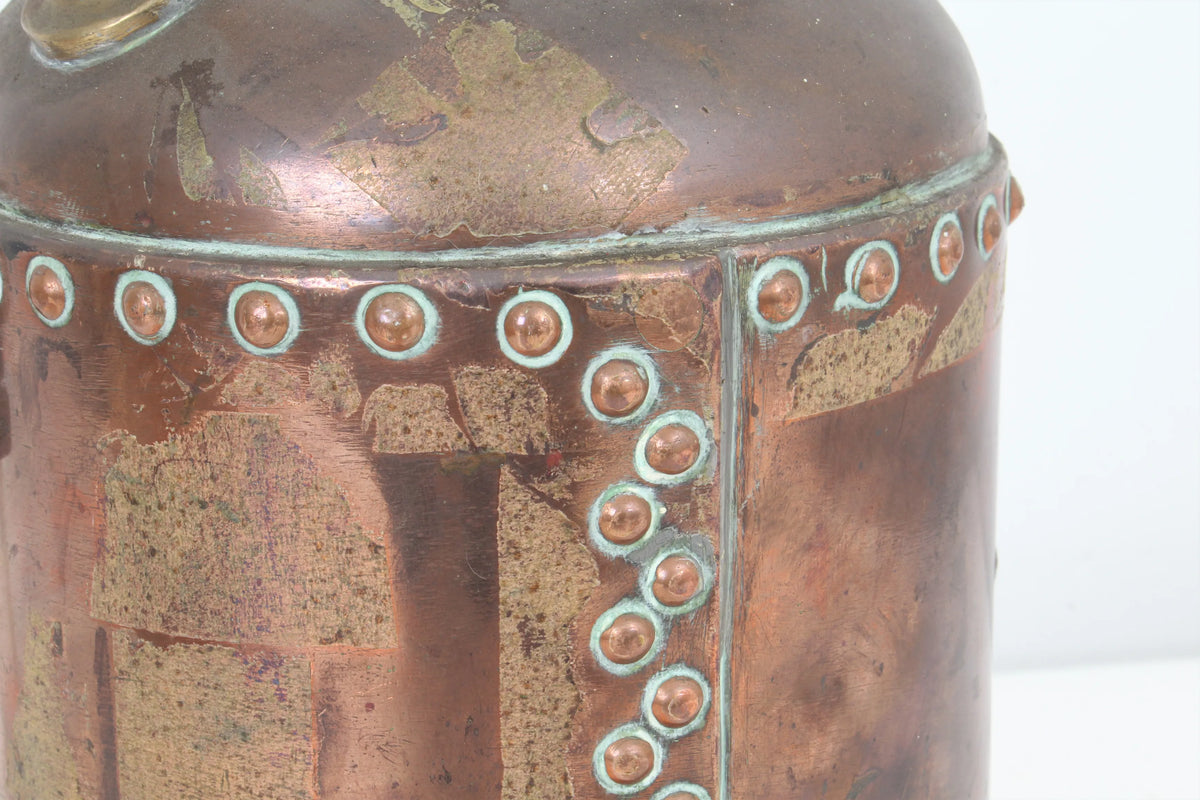 Vertical copper boiler