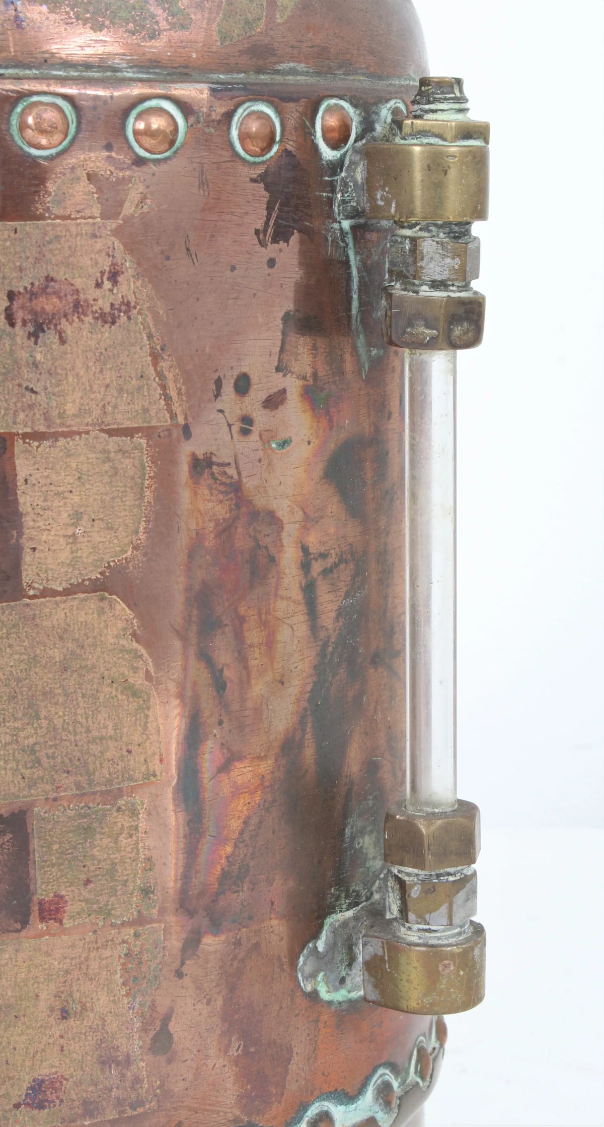 Vertical copper boiler