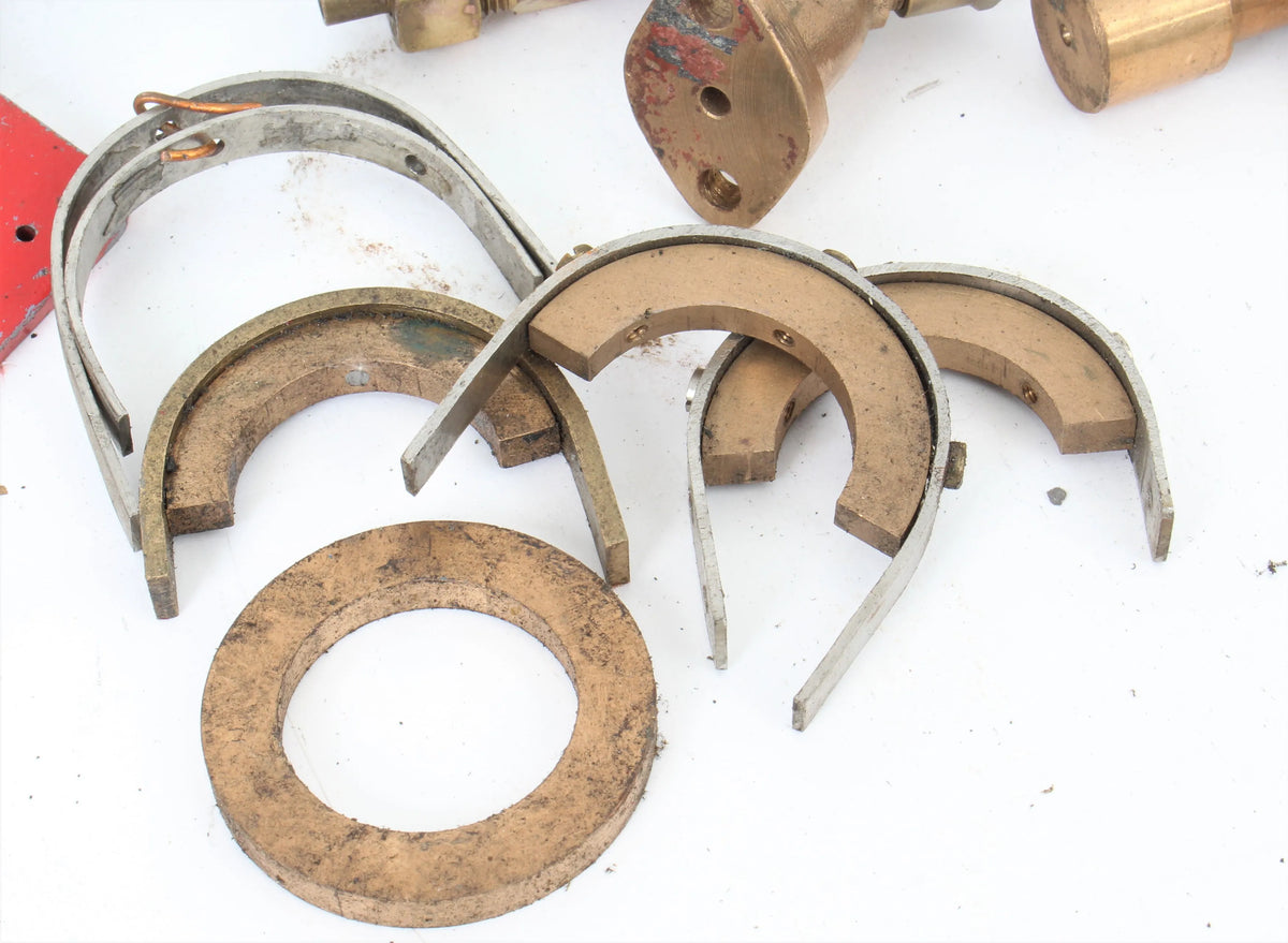Collection of parts for 4 1/2 inch scale Burrell