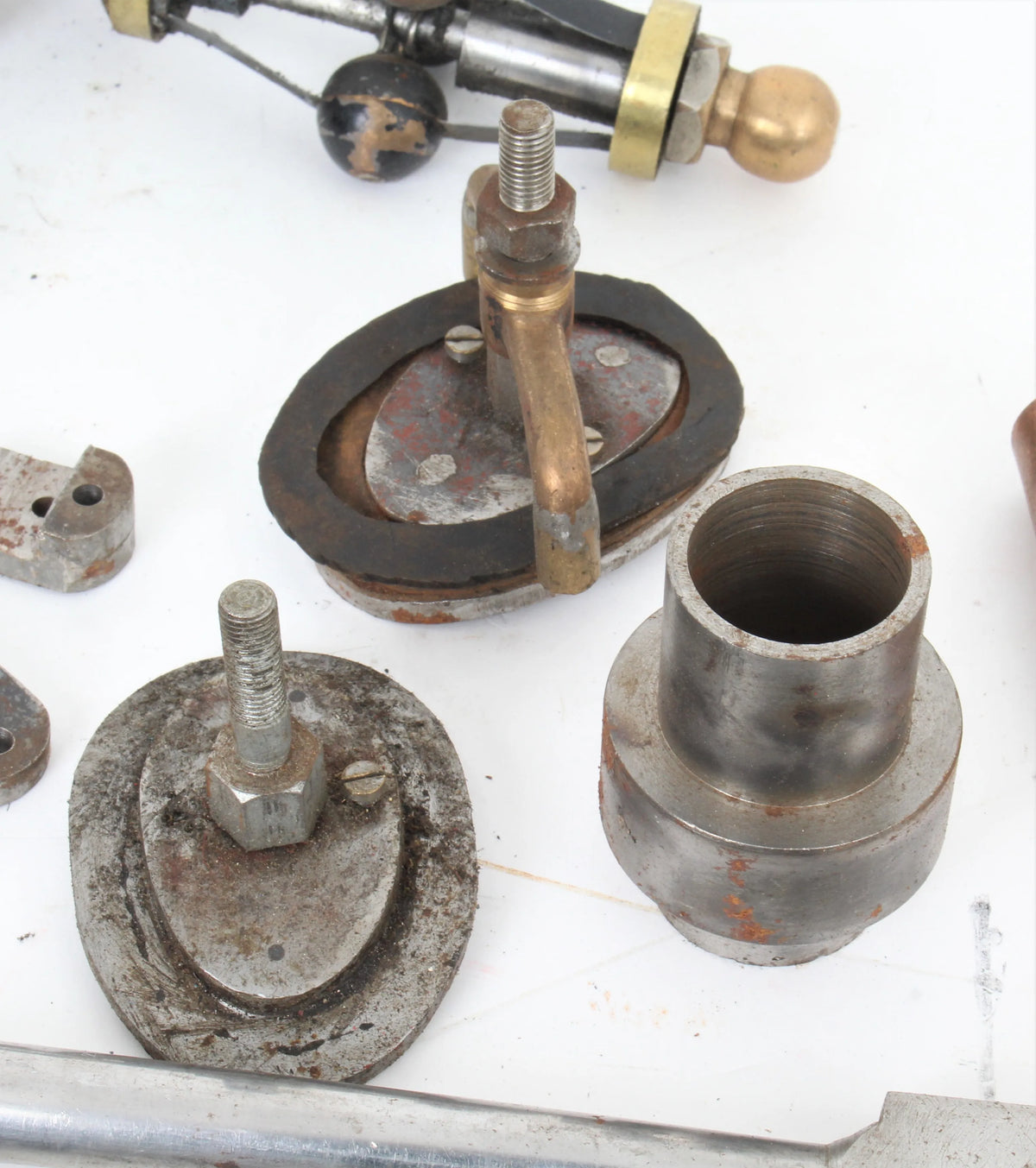 Collection of parts for 4 1/2 inch scale Burrell
