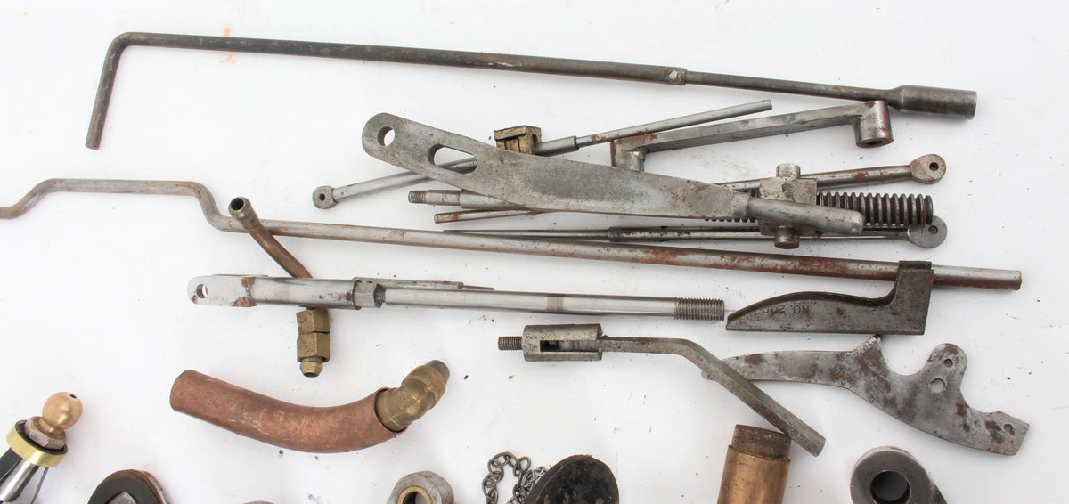 Collection of parts for 4 1/2 inch scale Burrell