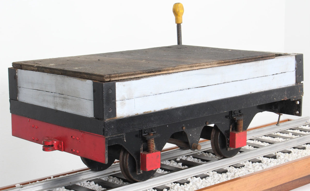5 inch gauge braked driving truck with foot pegs