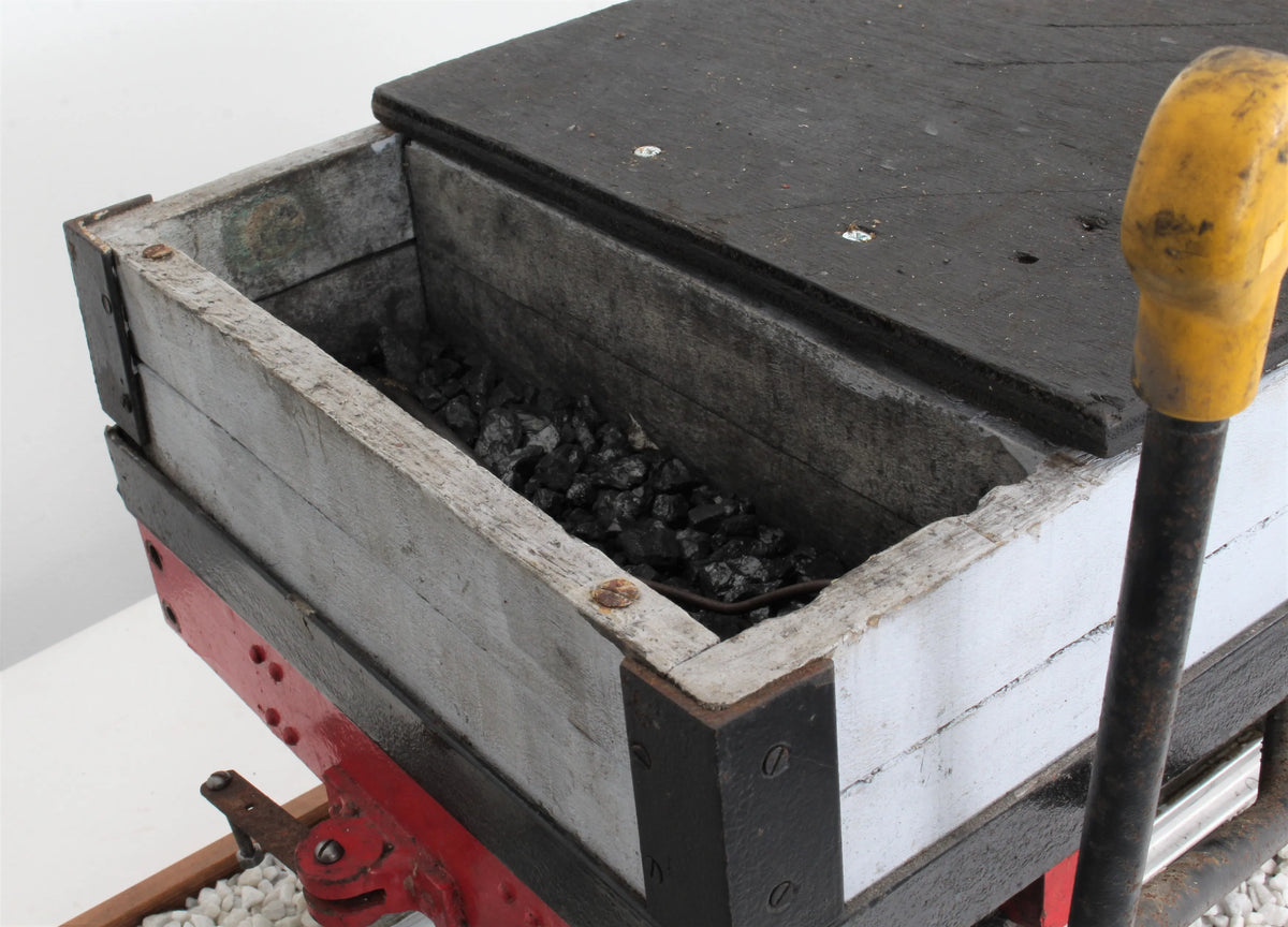5 inch gauge braked driving truck with foot pegs