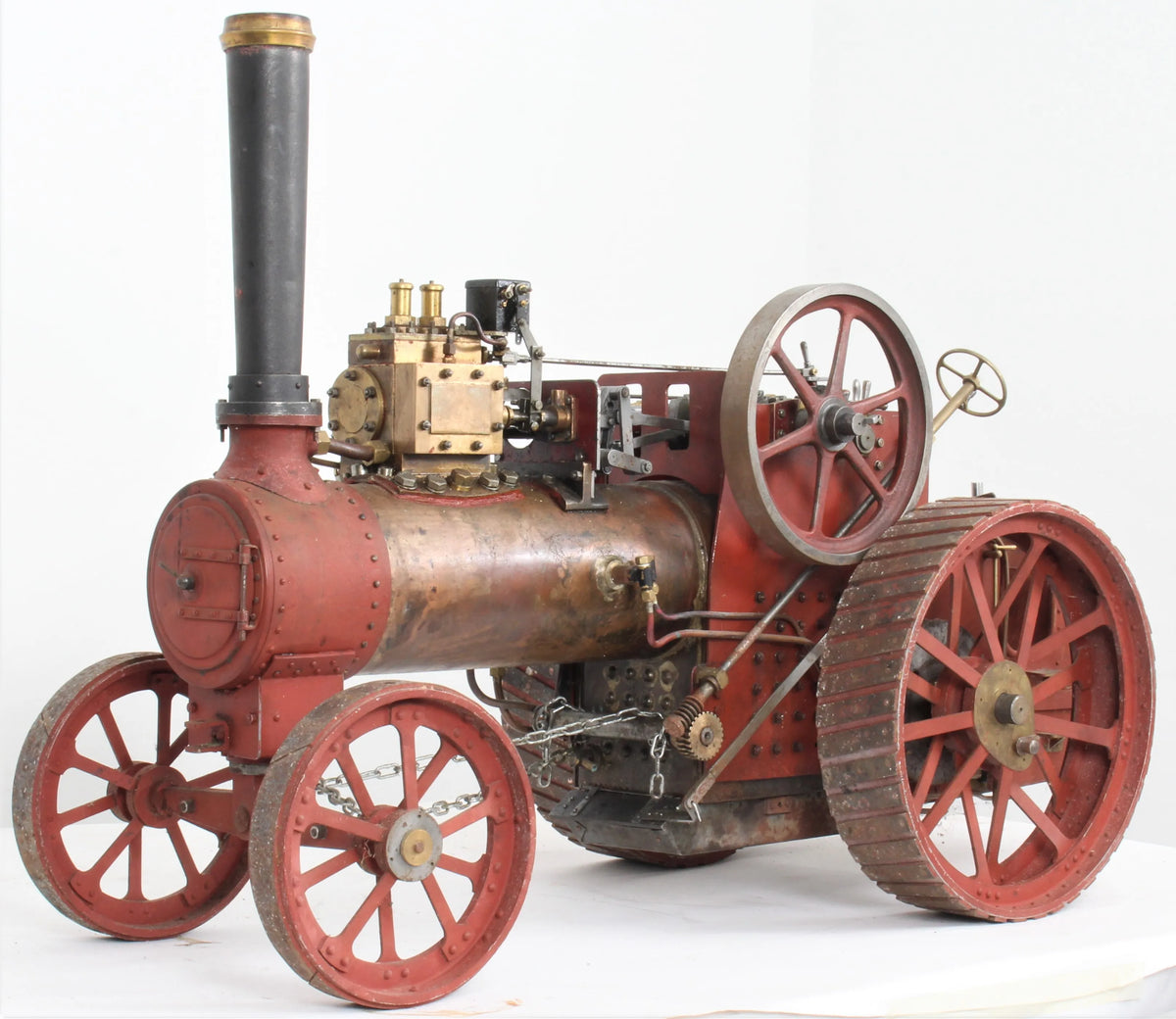 2 inch scale "Minnie" traction engine with driving truck