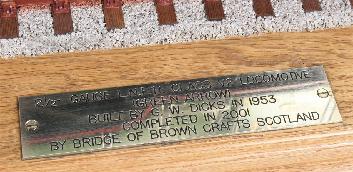 2 1/2 inch gauge LNER V2 "Green Arrow"