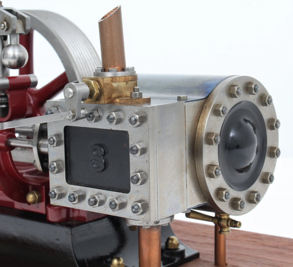 Stuart No.9 with governor & feed pump
