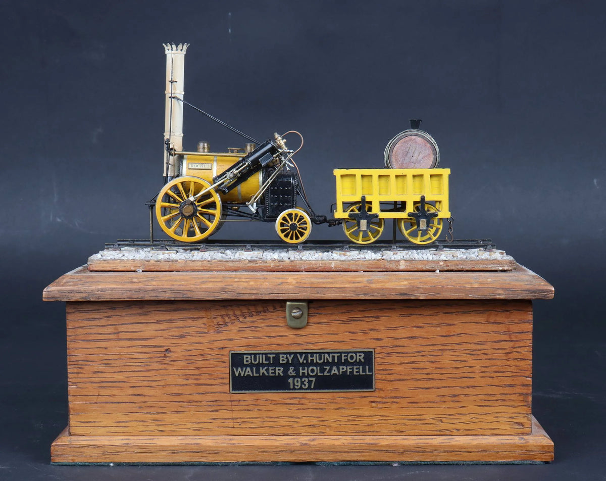 Vintage demonstration model Stephenson's "Rocket"