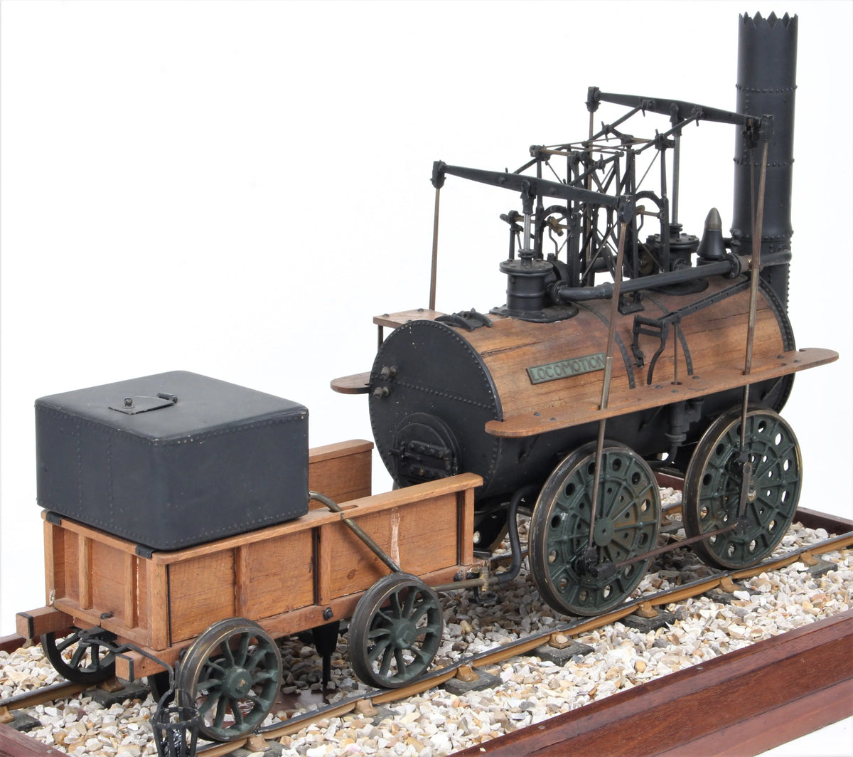 Maxwell Hemmens 3 1/2 inch gauge display model "Locomotion No.1"