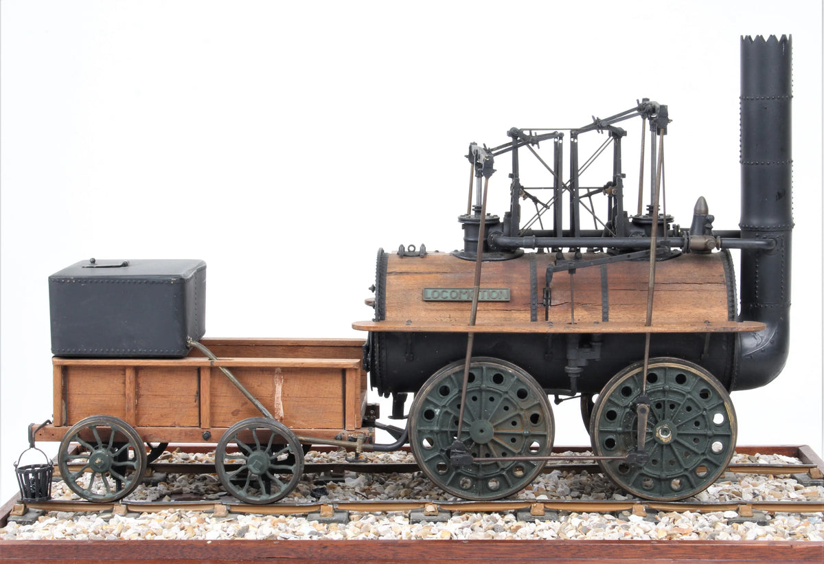 Maxwell Hemmens 3 1/2 inch gauge display model "Locomotion No.1"