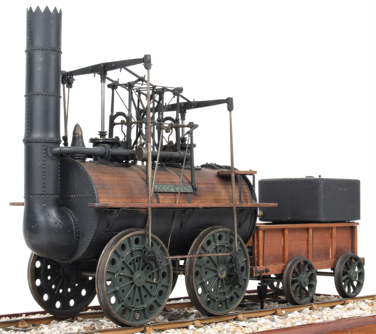 Maxwell Hemmens 3 1/2 inch gauge display model "Locomotion No.1"