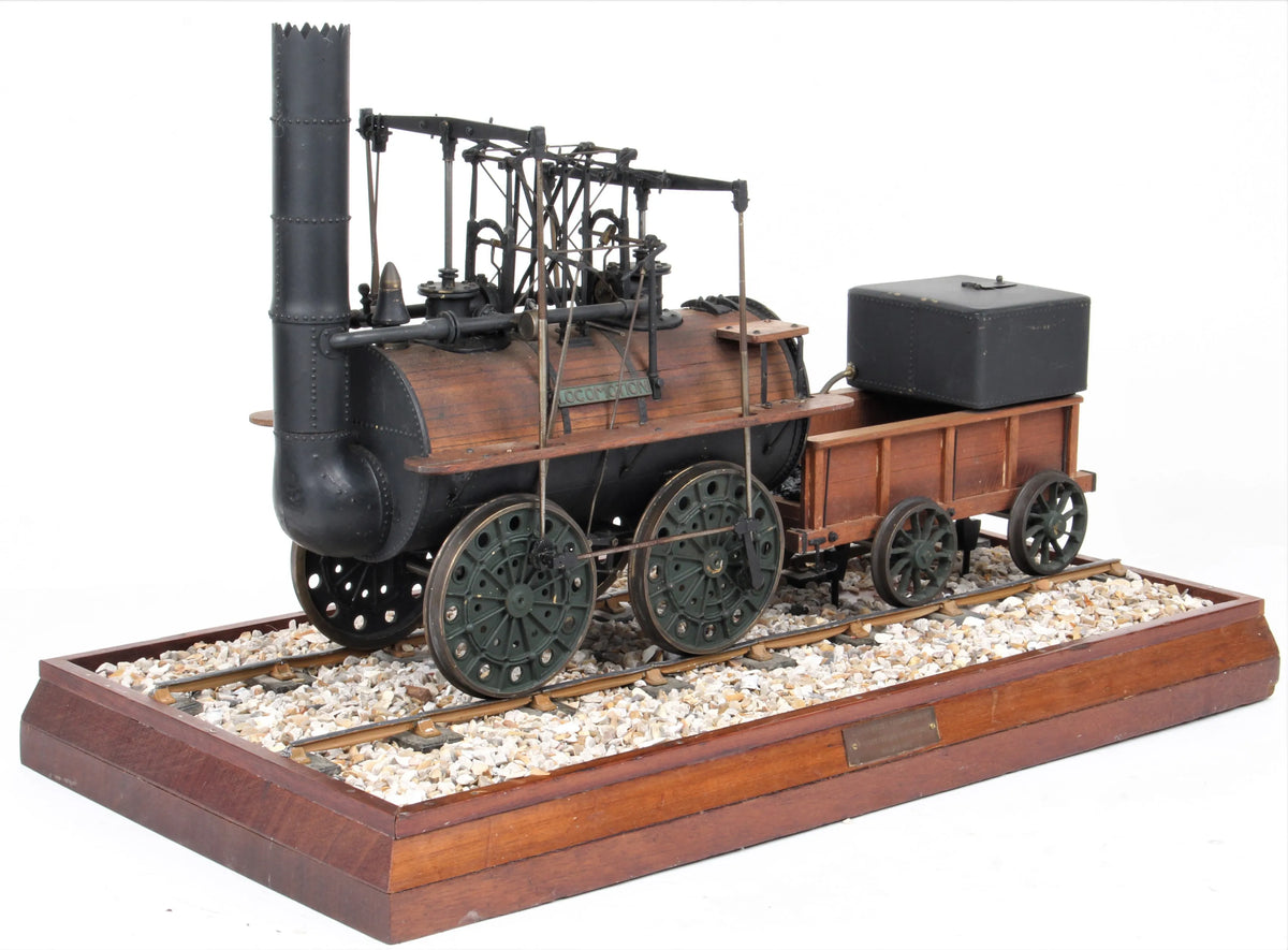 Maxwell Hemmens 3 1/2 inch gauge display model "Locomotion No.1"