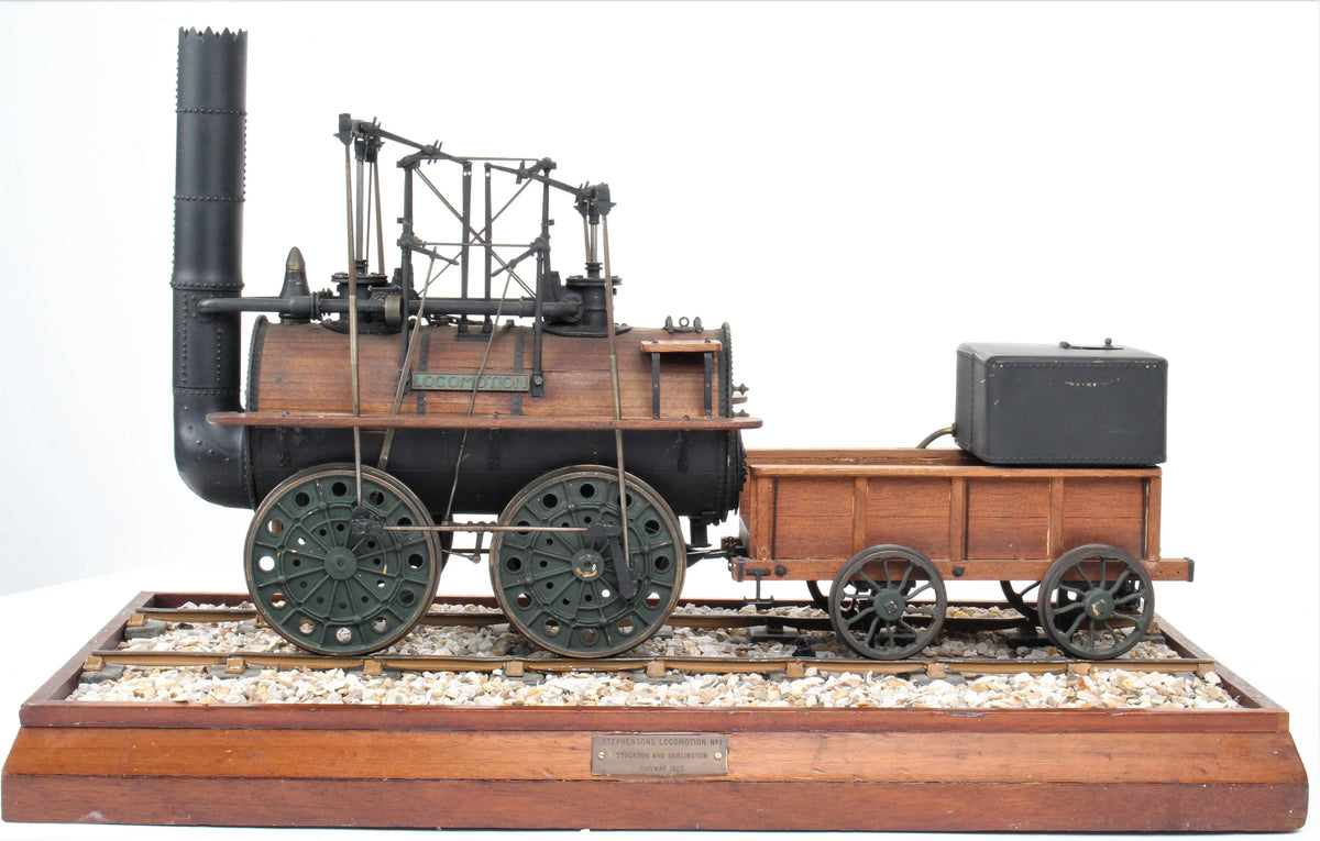 Maxwell Hemmens 3 1/2 inch gauge display model "Locomotion No.1"