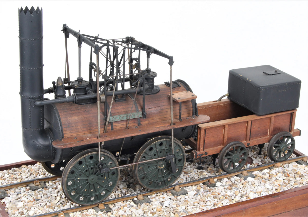 Maxwell Hemmens 3 1/2 inch gauge display model "Locomotion No.1"