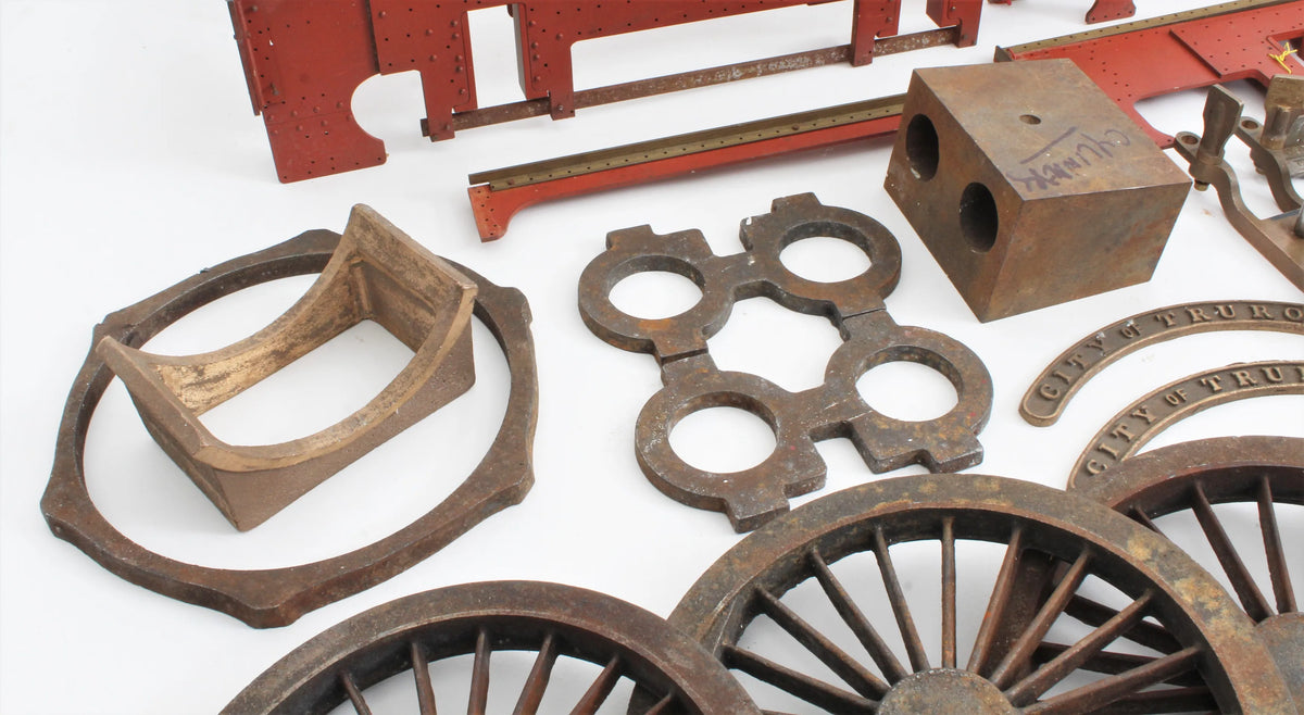 Frames & castings for 5 inch gauge "City of Truro"
