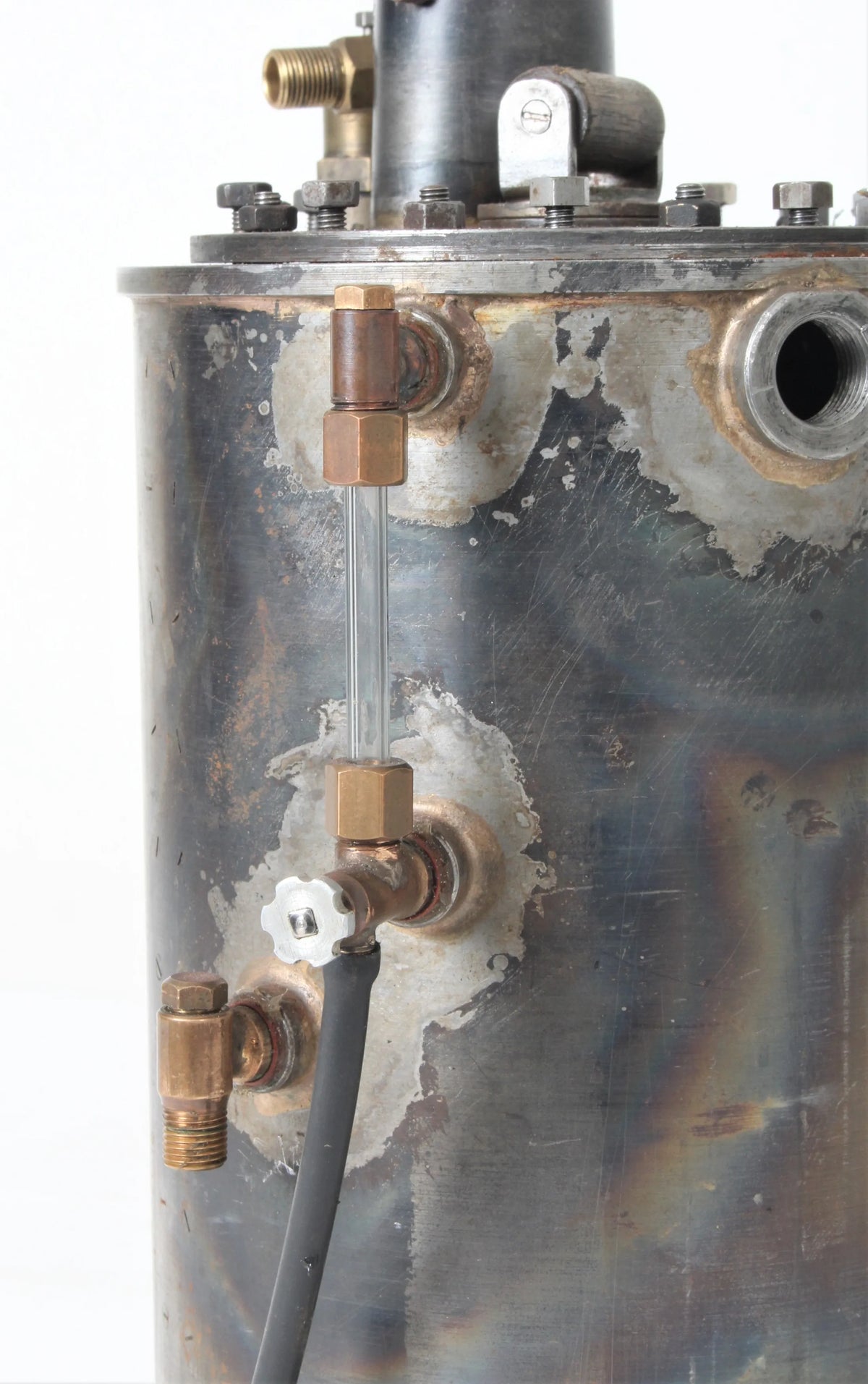 Oscillating cylinder vertical boiler locomotive