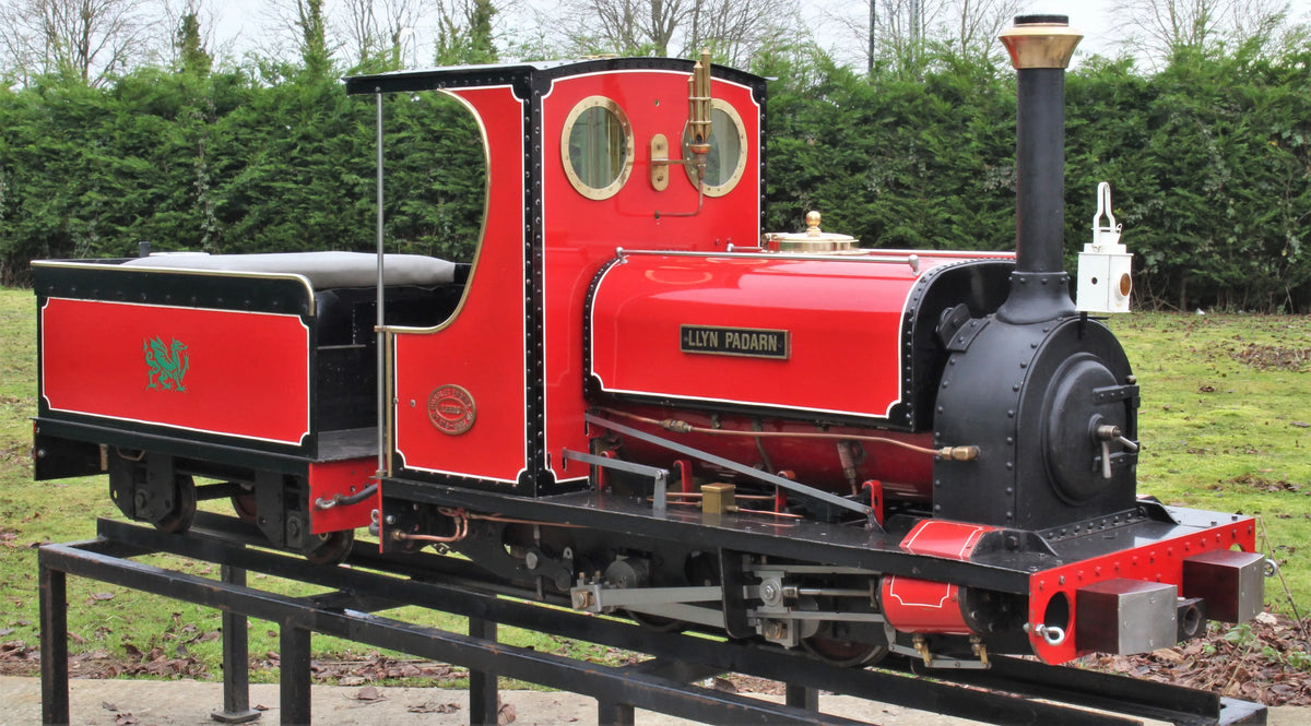 7 1/4 inch gauge Quarry Hunslet with tender